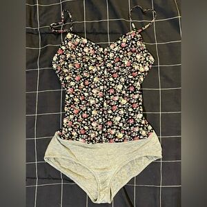 Floral Corset Bodysuit